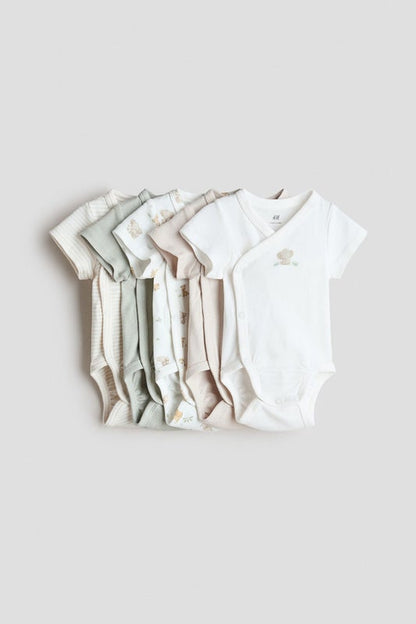 5-pack cotton bodysuits