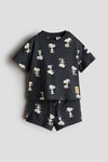 2-piece printed set