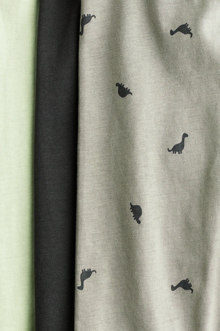 3-pack cotton jersey joggers Image 2 of 2