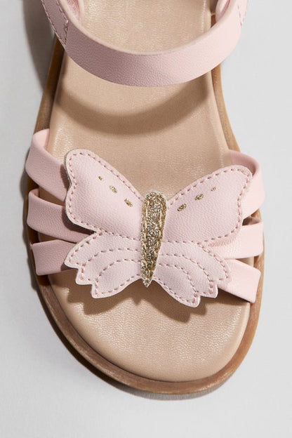 Appliquéd sandals