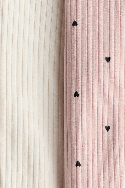 Light Dusty Pink Hearts