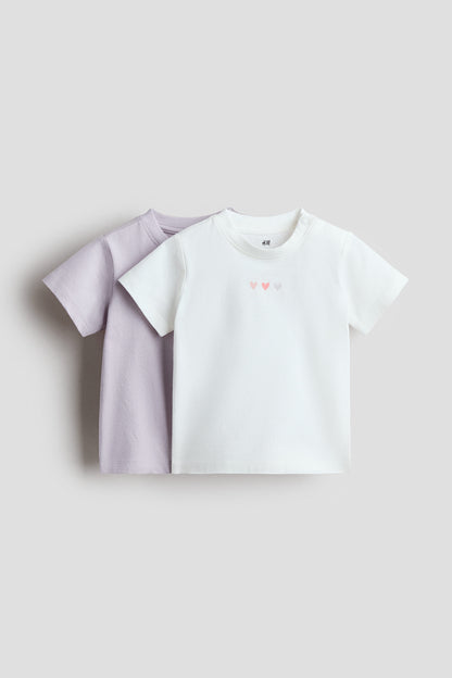 2-pack cotton T-shirts - 12M