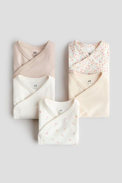 5-pack cotton bodysuits