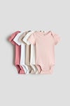5-pack cotton bodysuits