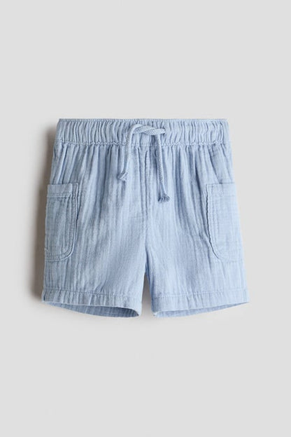 Cotton muslin shorts