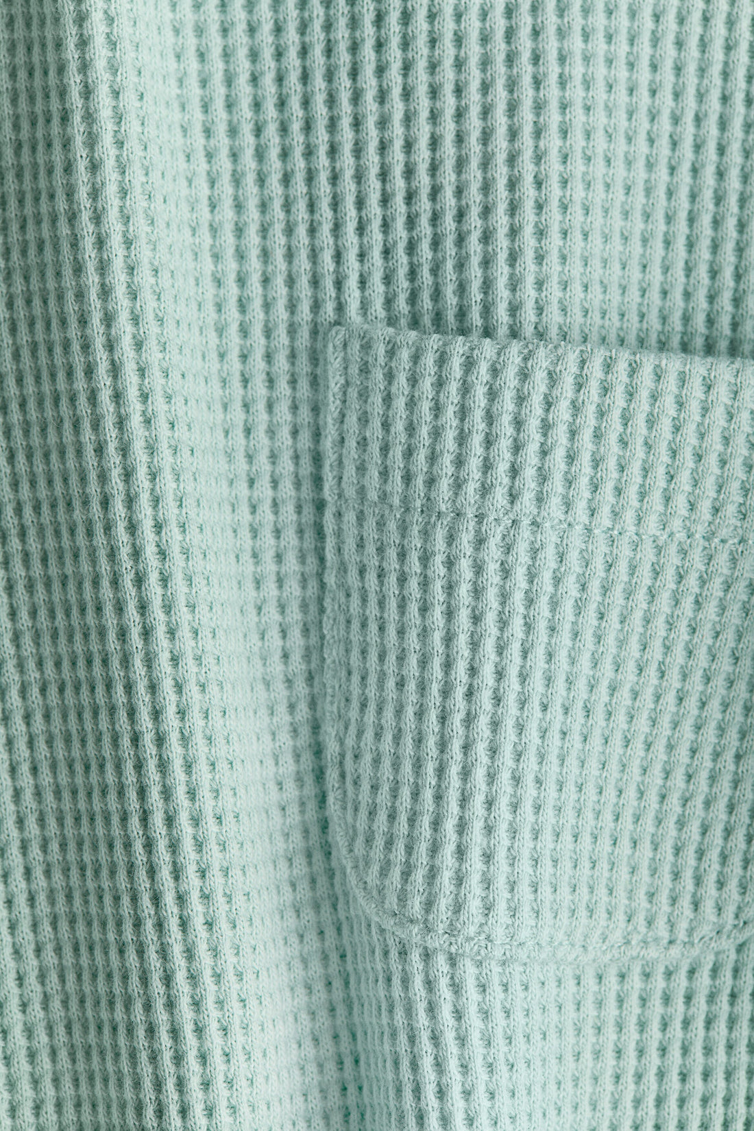 Waffled cotton romper suit