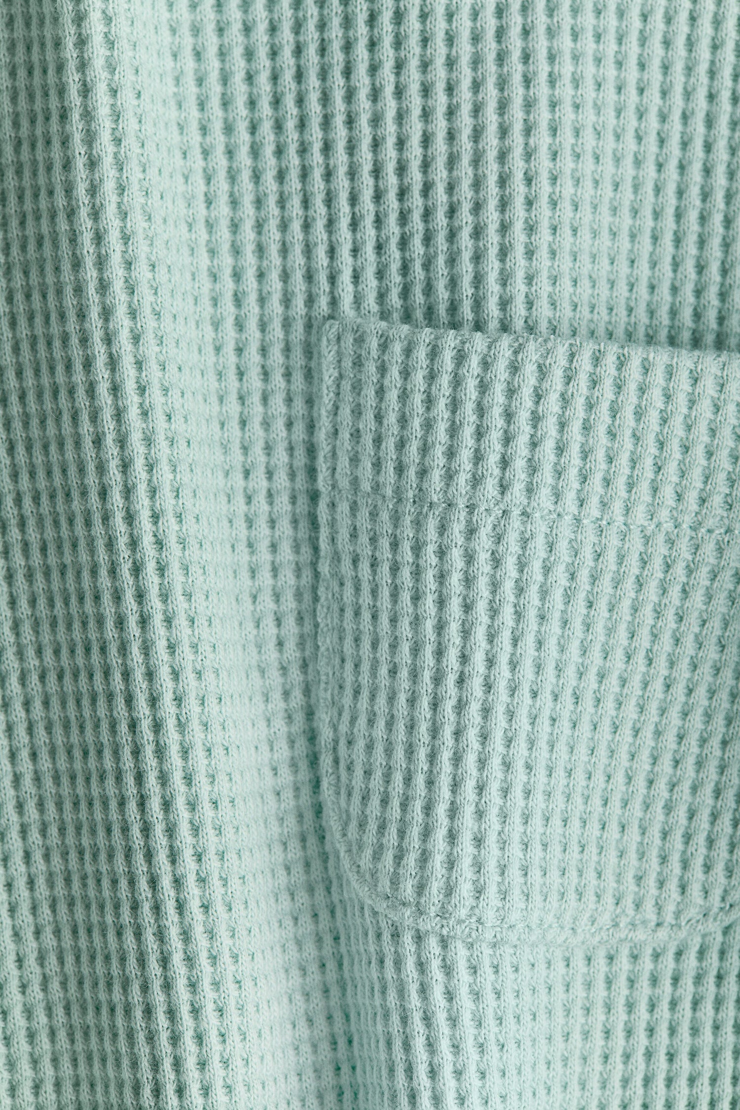 Waffled cotton romper suit
