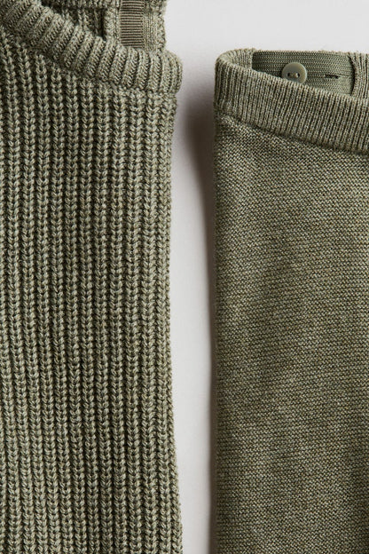 2-piece cotton knit set