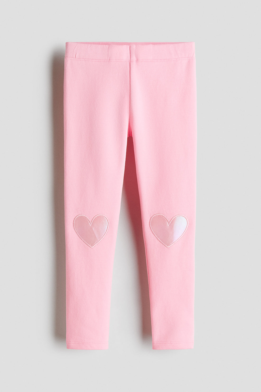 Brushed-inside leggings - Pink Hearts 2 / 1.5-2 Years