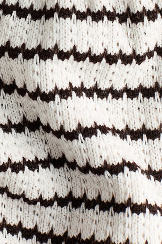 Textured-knit shorts