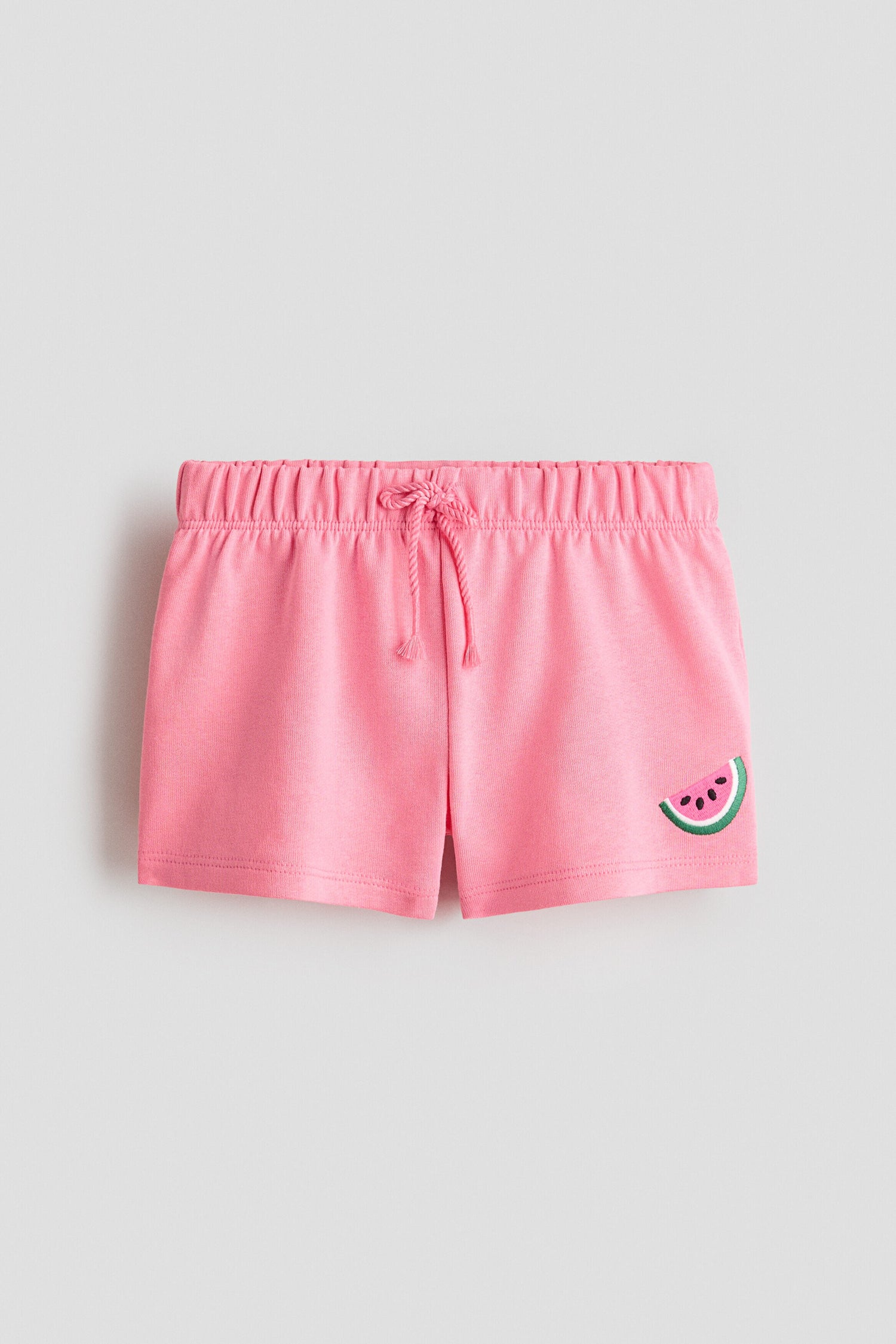 Embroidered sweatshorts - Pink Watermelon / 9-10 Years