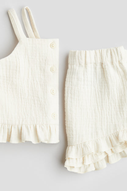 2-piece cotton muslin set