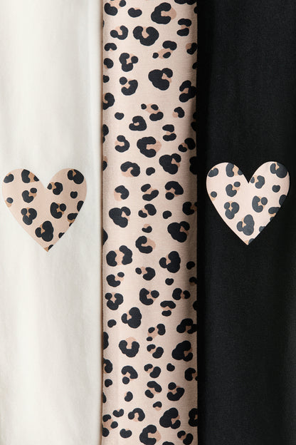 3-pack cotton leggings