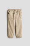 Cotton twill joggers