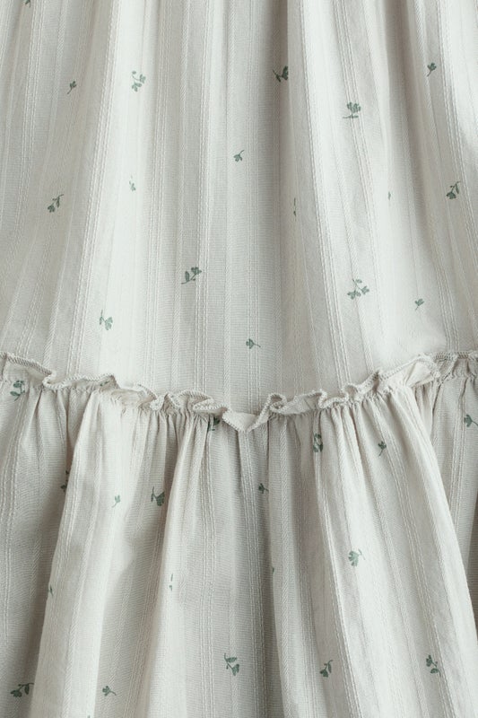 Flared cotton dress