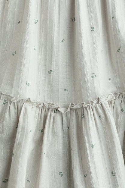 Flared cotton dress