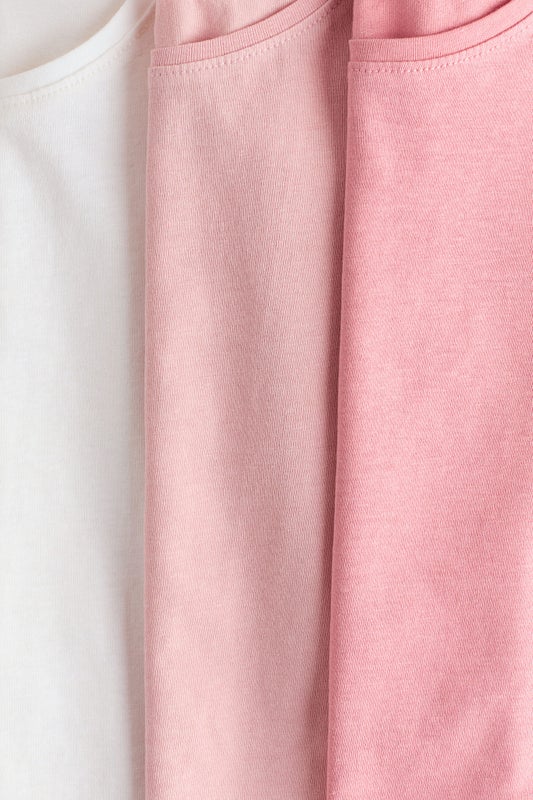 3-pack flutter-sleeved tops