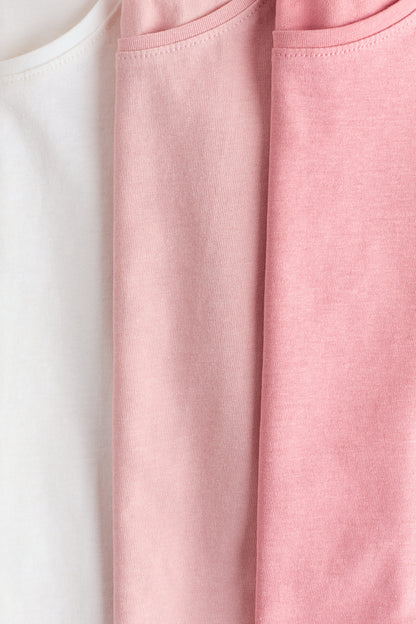 3-pack flutter-sleeved tops