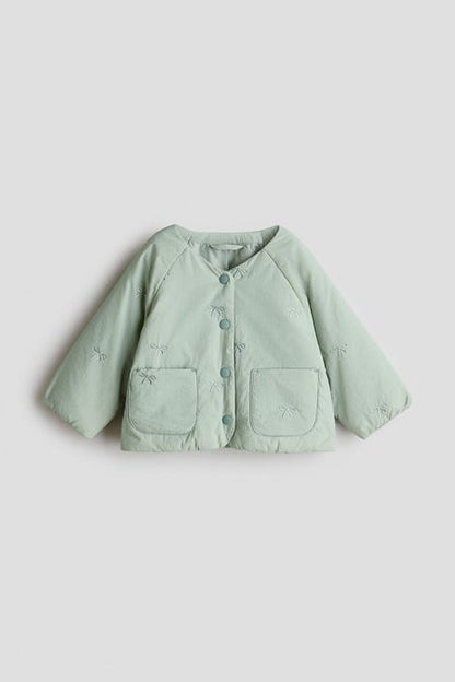 Embroidery-detail jacket