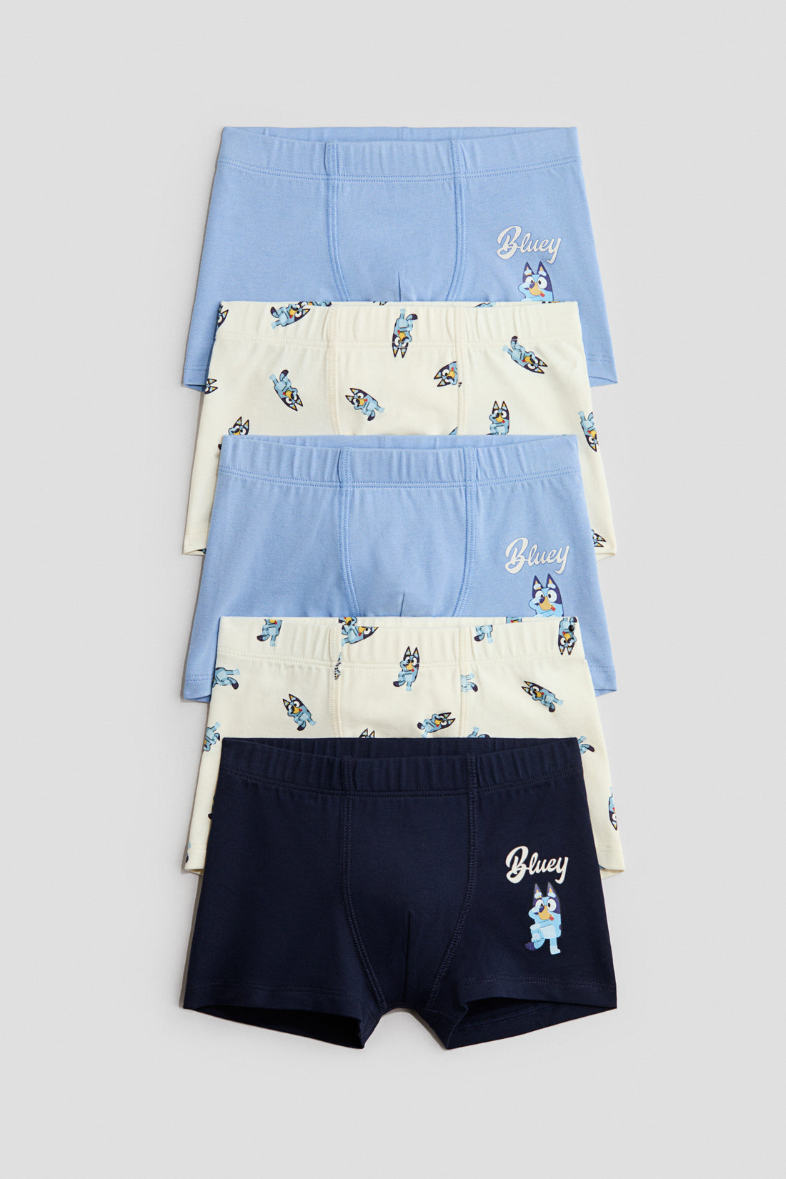 5-pack boxer shorts - Light Blue Bluey 0 / 1.5-2 Years