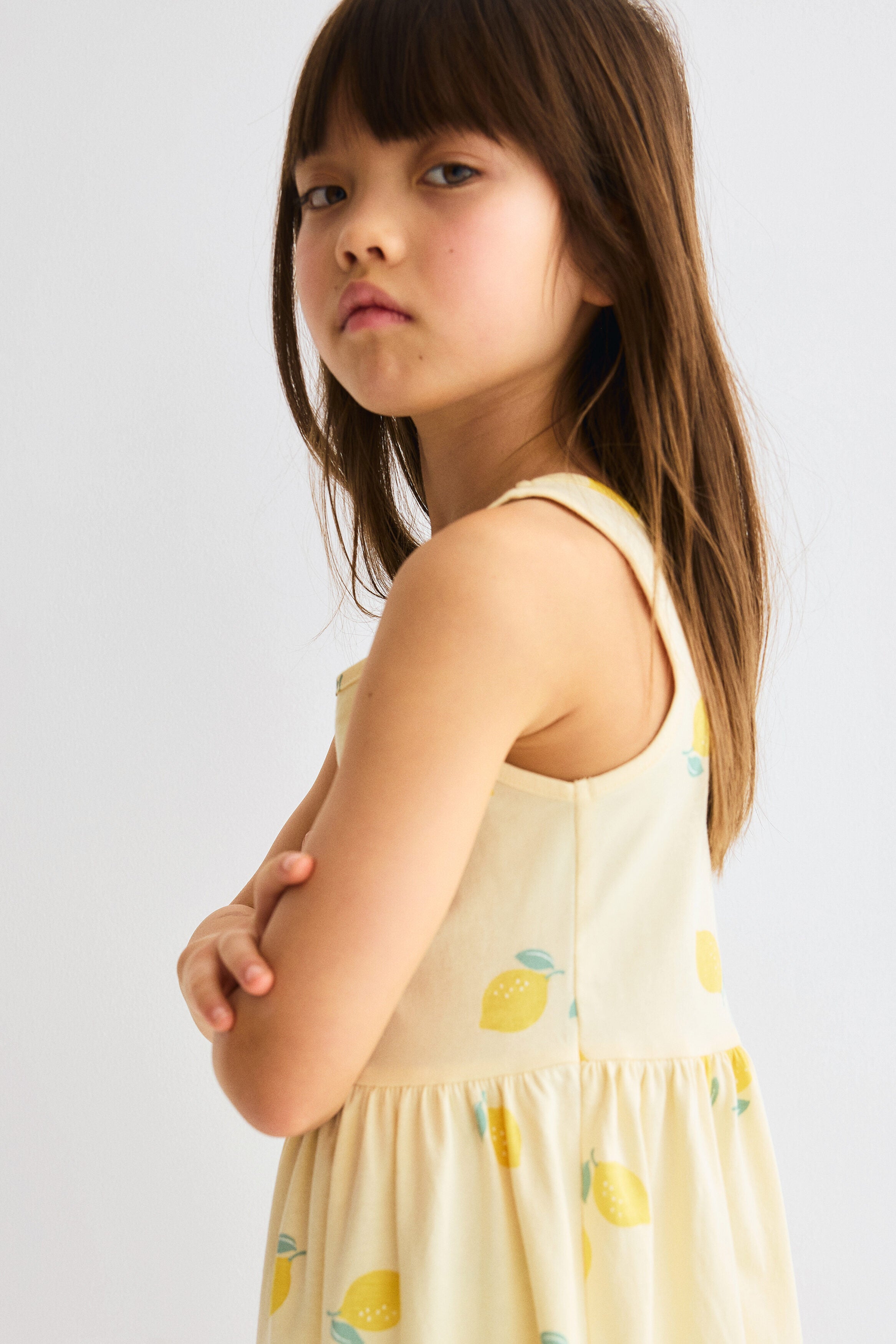 Patterned cotton dress