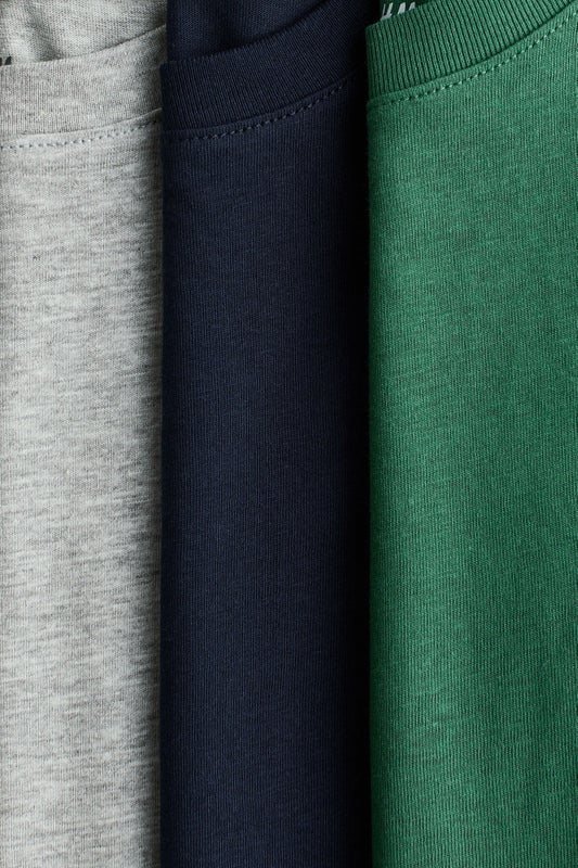3-pack cotton T-shirts