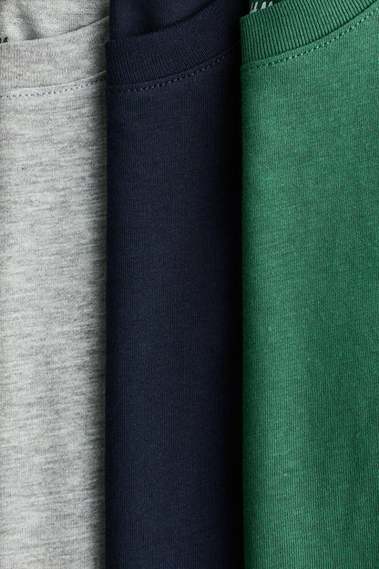 3-pack cotton T-shirts
