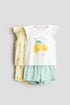 2-pack flutter-sleeve pyjamas - Light Yellow Lemons / 1.5-2 Years