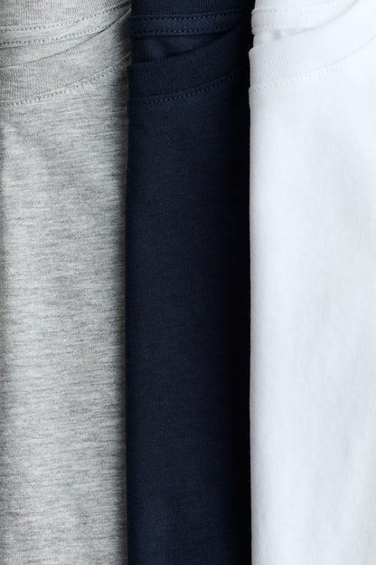 3-pack cotton T-shirts