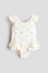 Flounce-trimmed swimsuit - 4Y