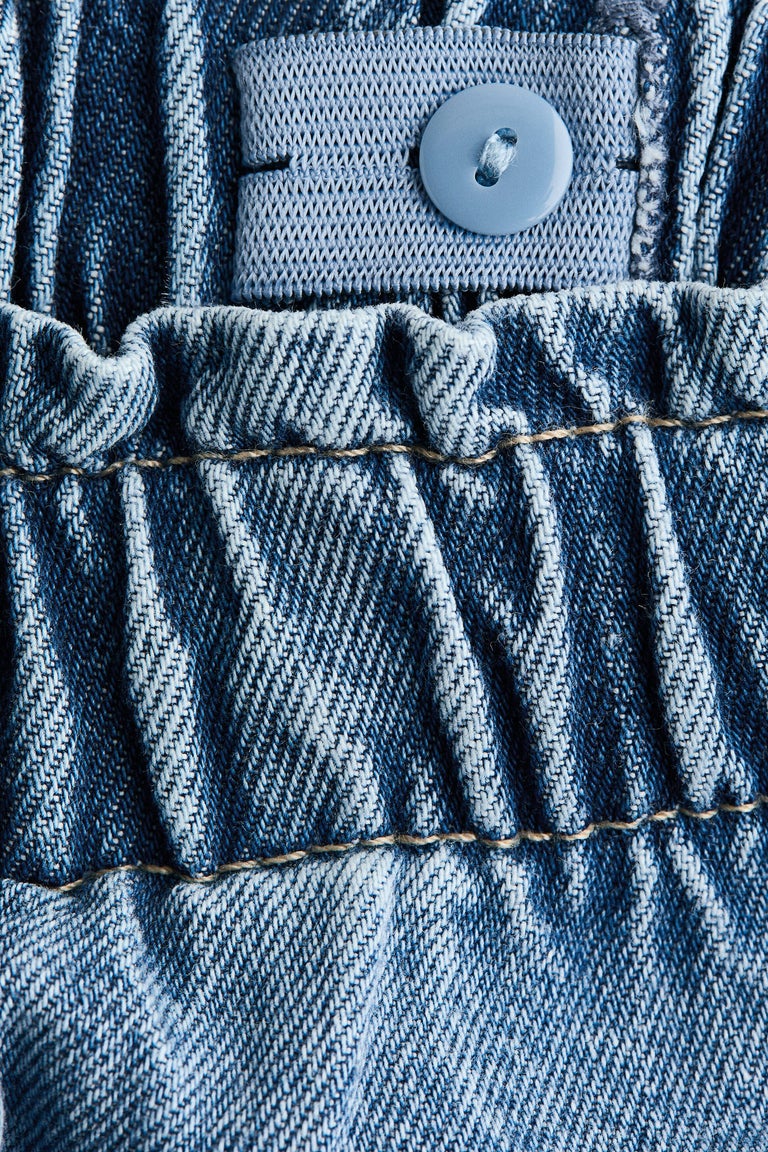 Relaxed paperbag jeans Image 5 of 6