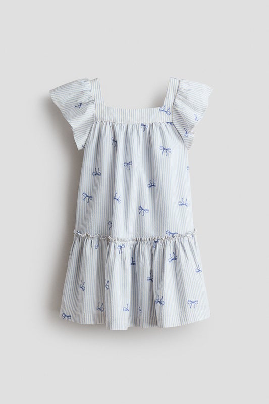 Flared cotton dress