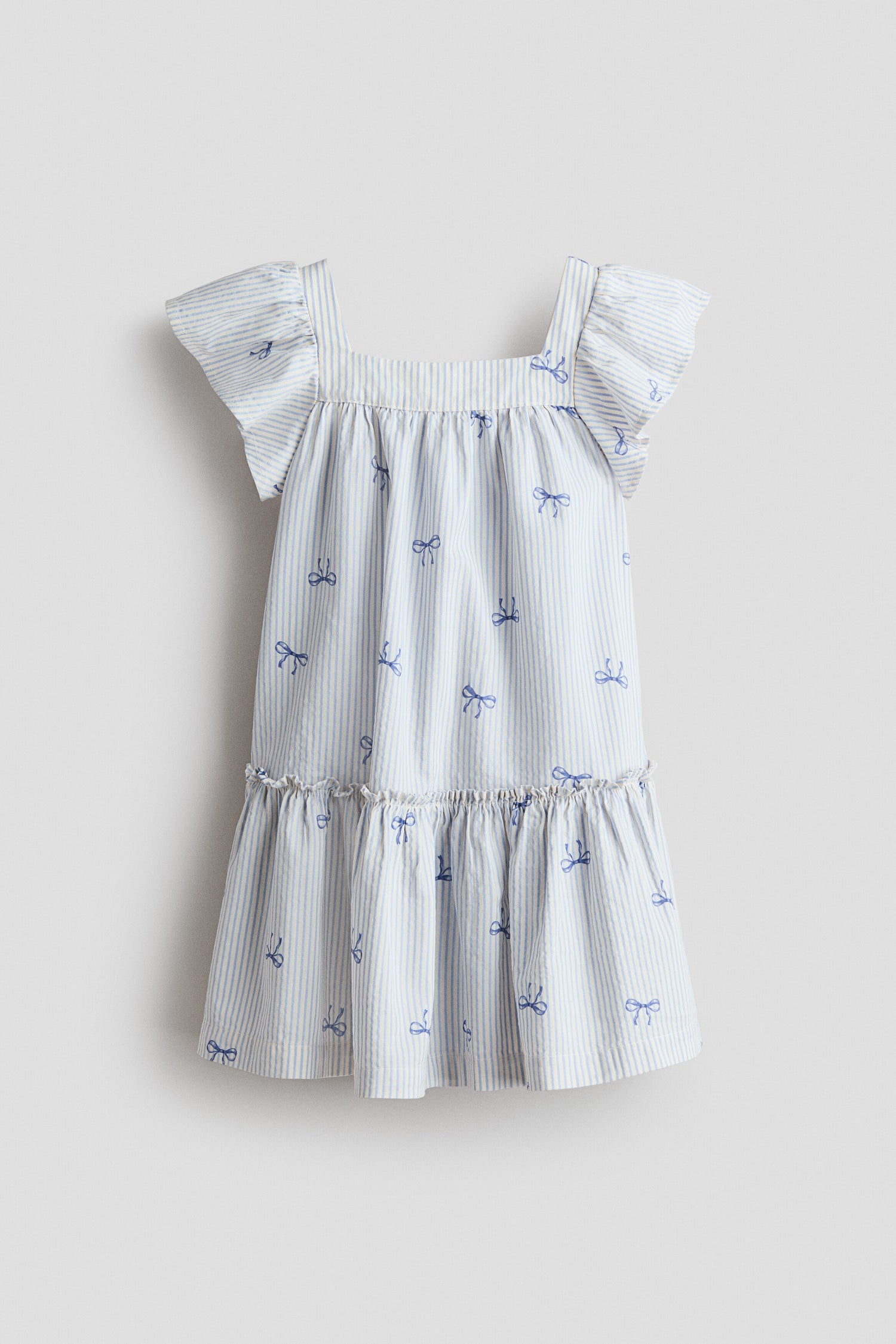 Flared cotton dress