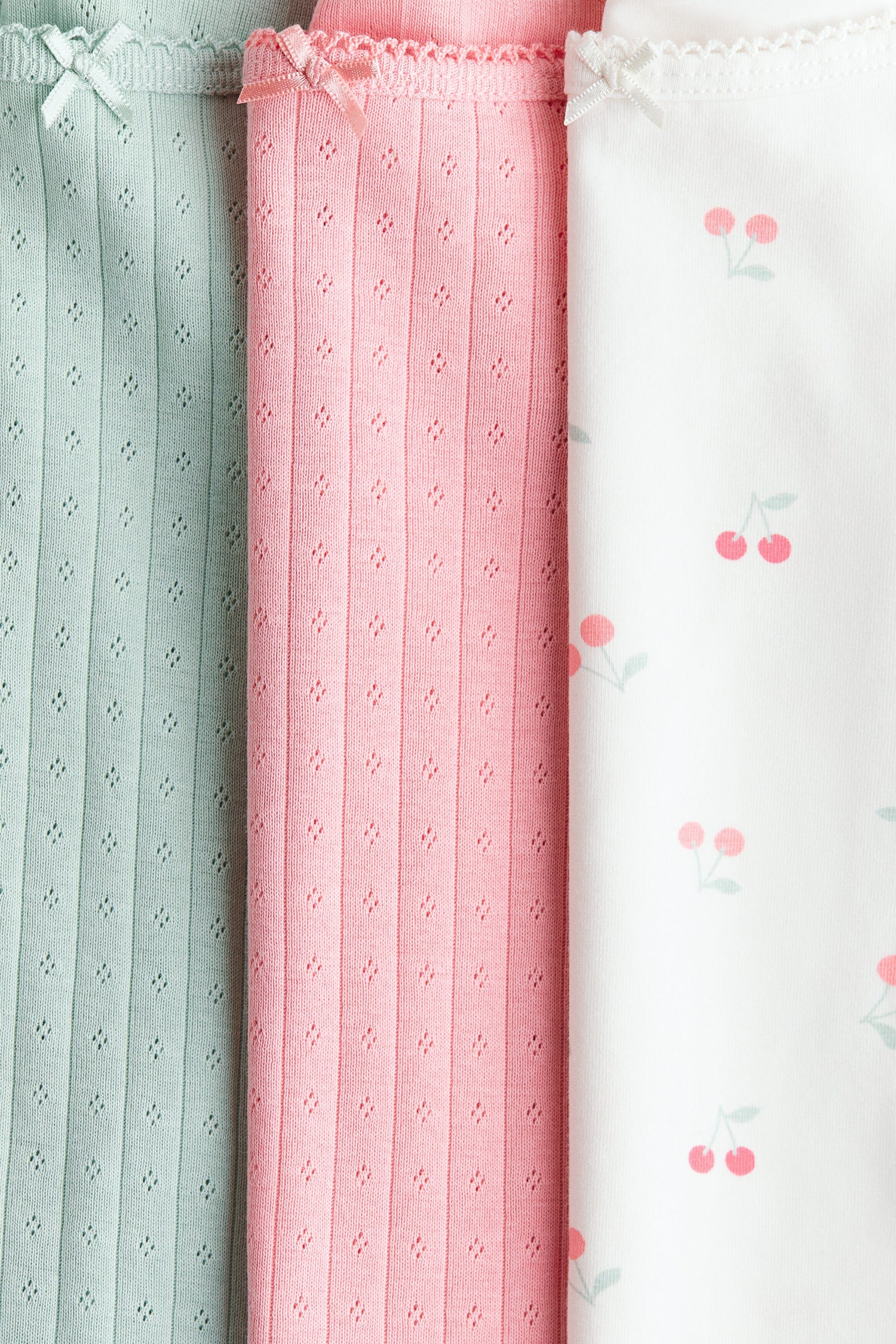 3-pack cotton strappy tops