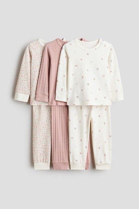3-pack cotton pyjamas