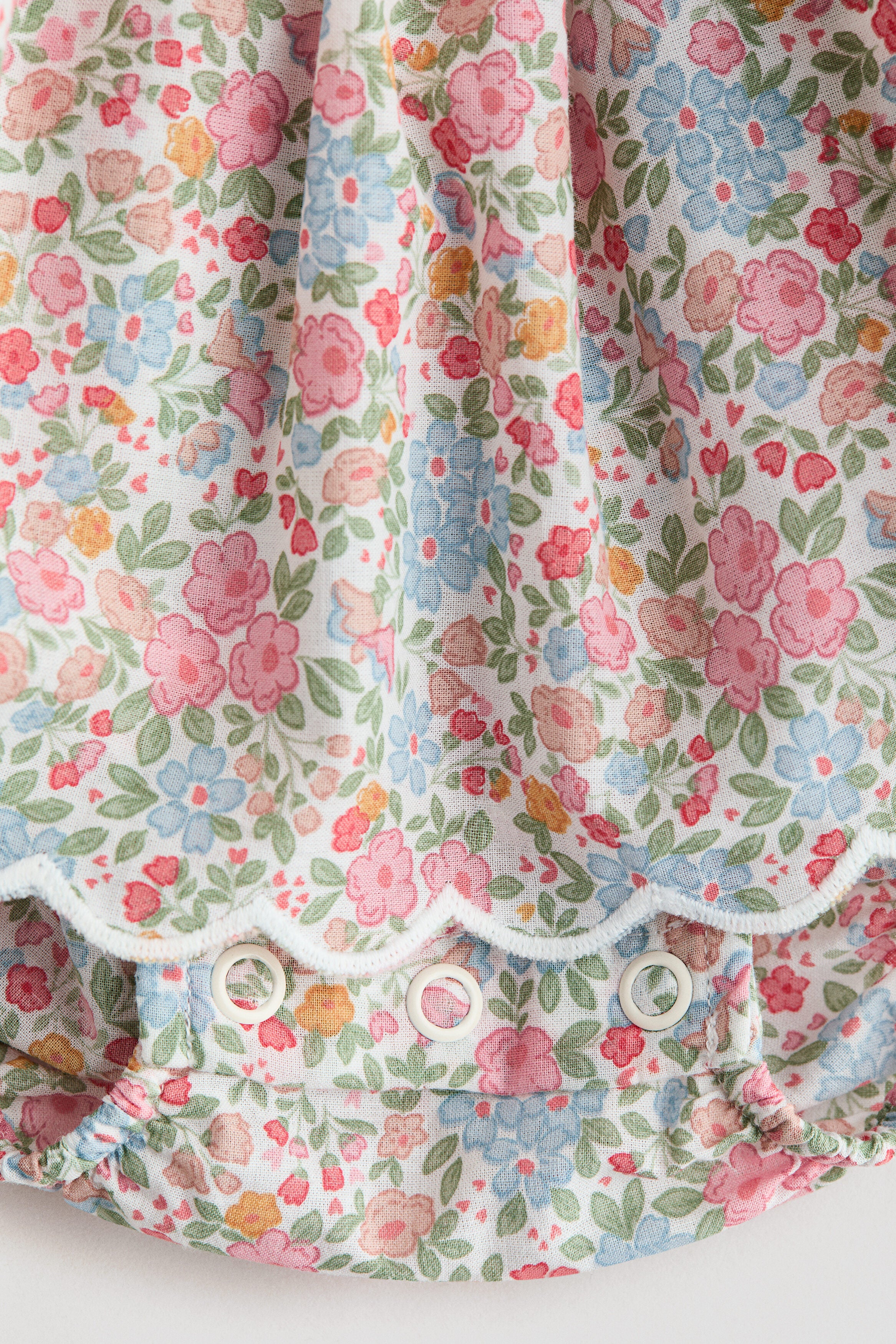 Frill-trimmed bodysuit dress