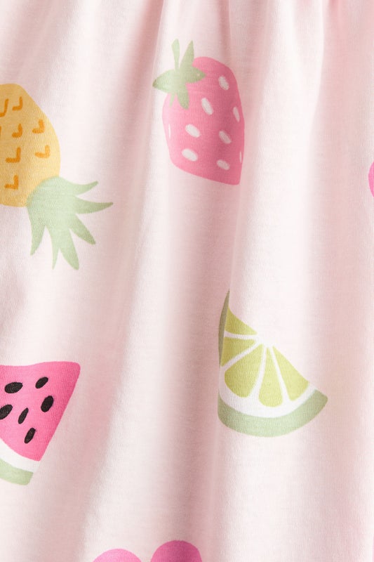 Patterned cotton dress