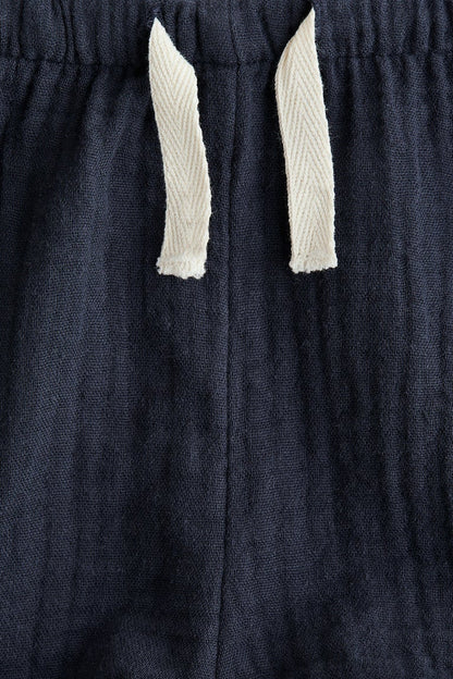 Cotton muslin shorts Image 2 of 2