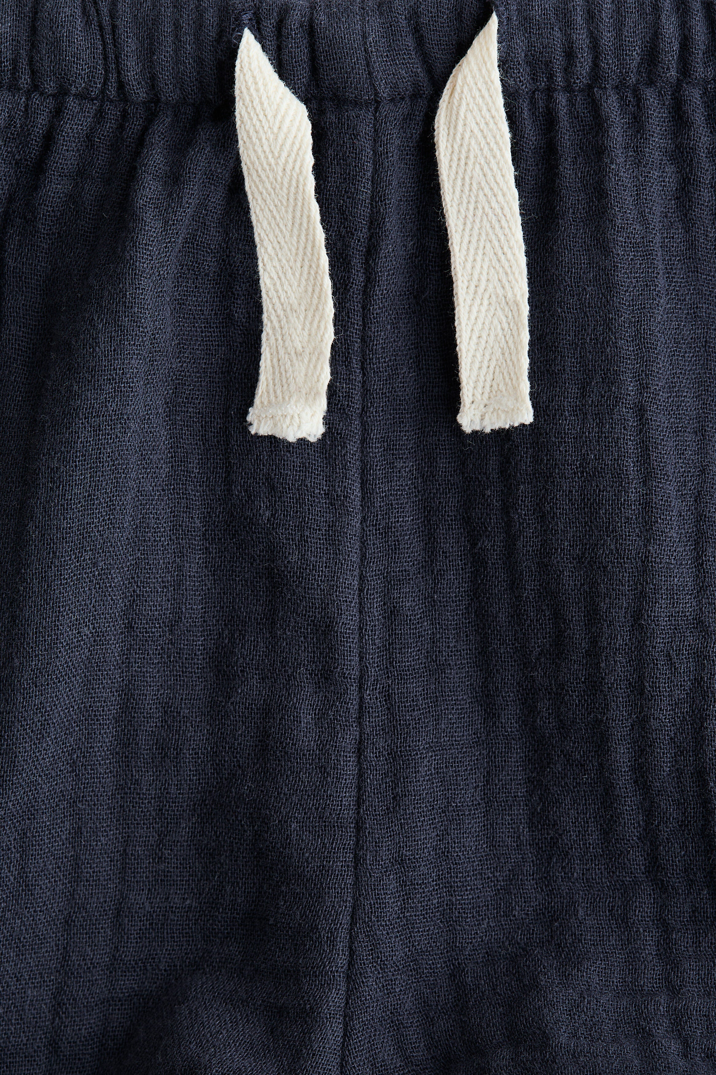 Cotton muslin shorts