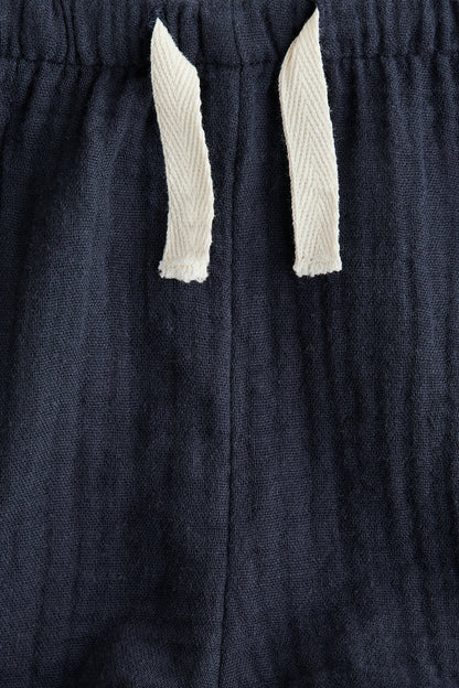 Cotton muslin shorts