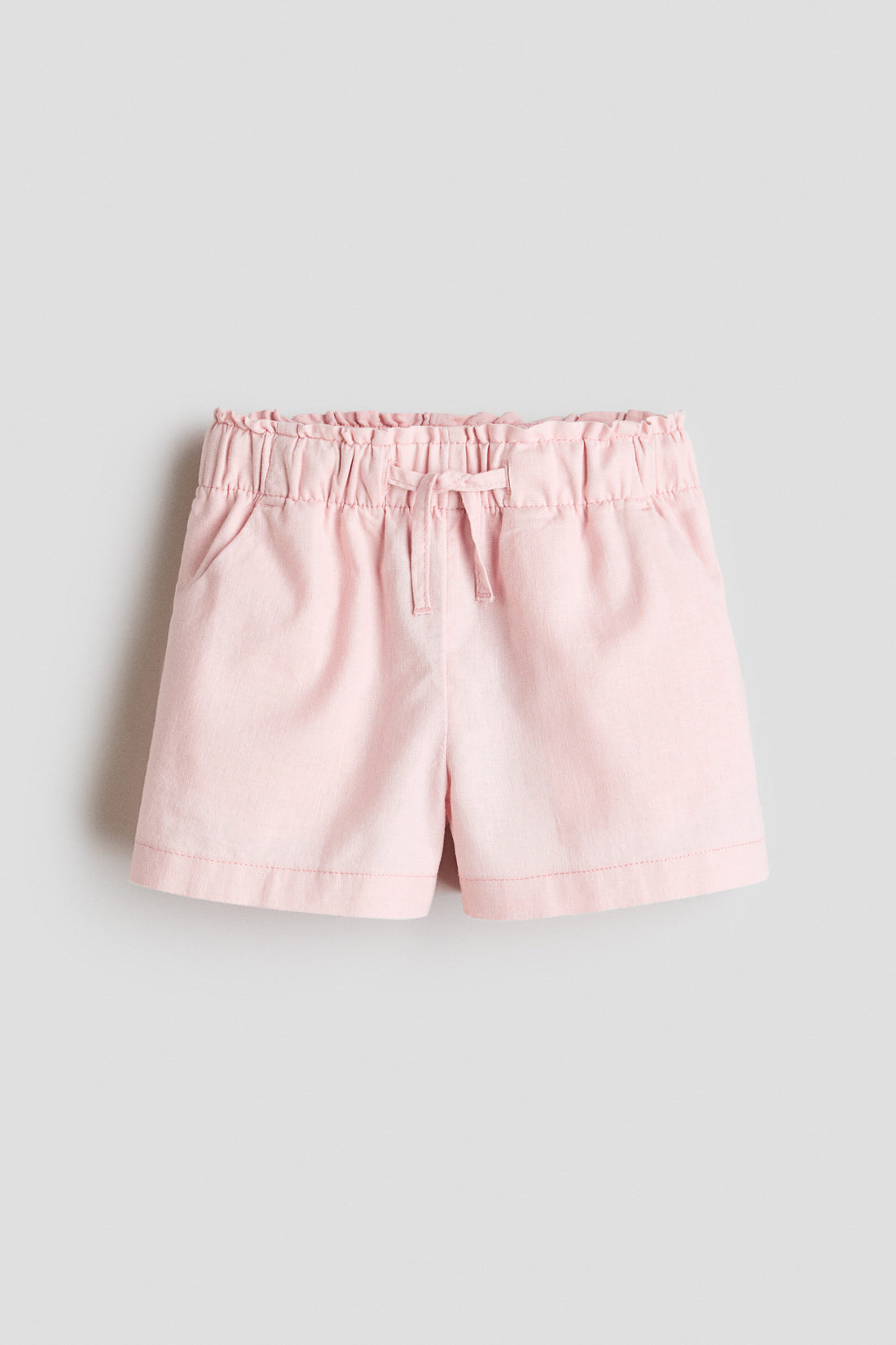 Linen-blend shorts - Light Pink / 1.5-2 Years