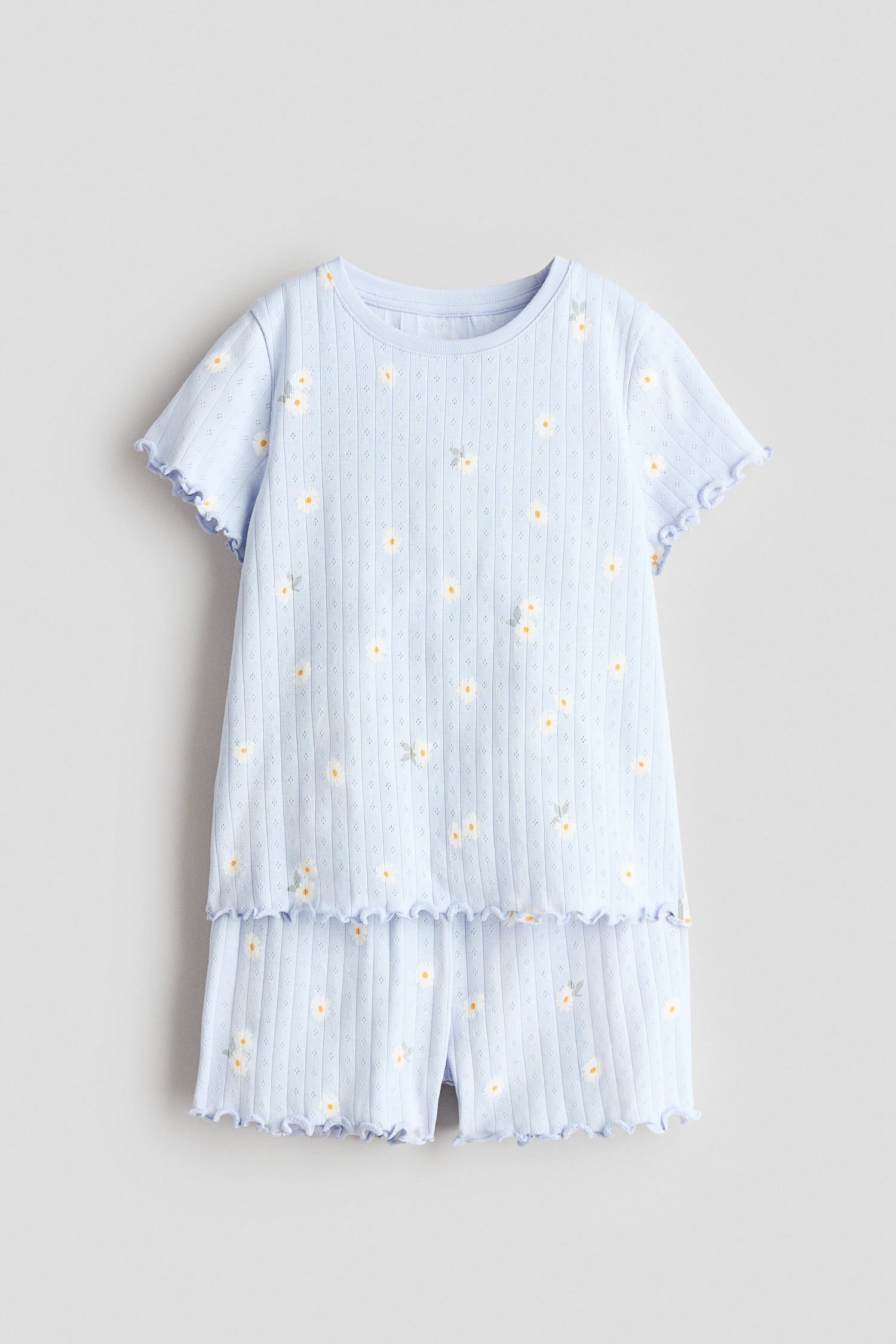Printed pyjamas - Light Blue Daisies / 1.5-2 Years