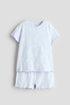 Printed pyjamas - Light Blue Daisies / 1.5-2 Years