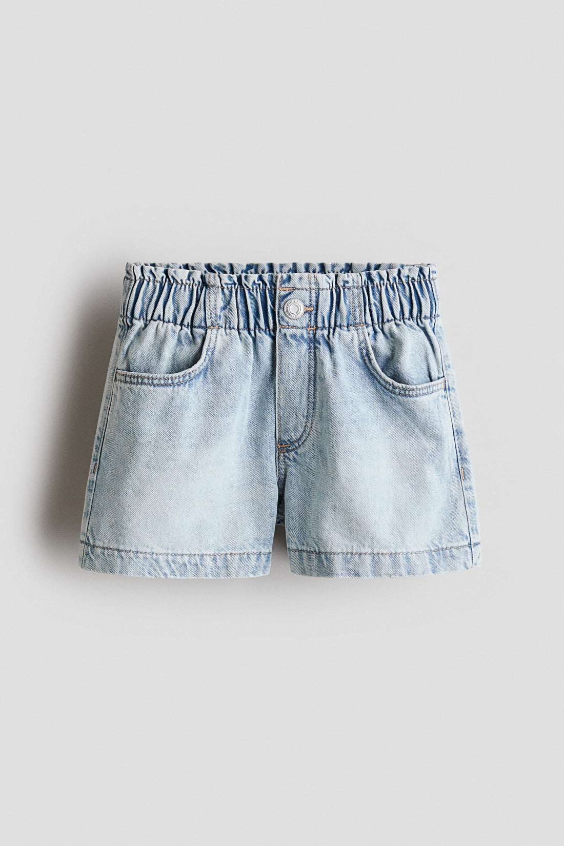Loose Fit Denim shorts - Light Denim Blue 10 / 9-10 Years
