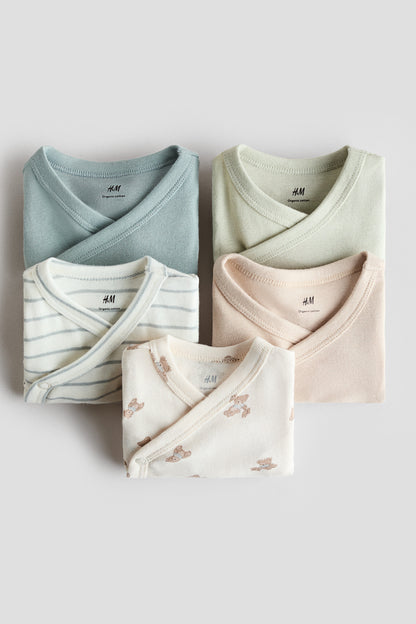 5-pack cotton bodysuits