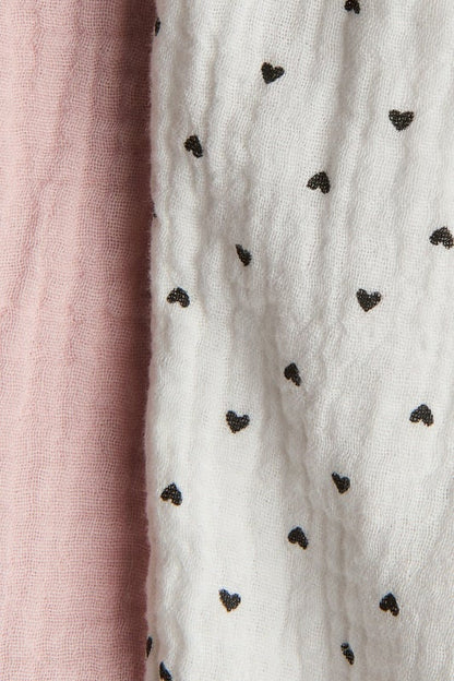 2-pack cotton muslin trousers