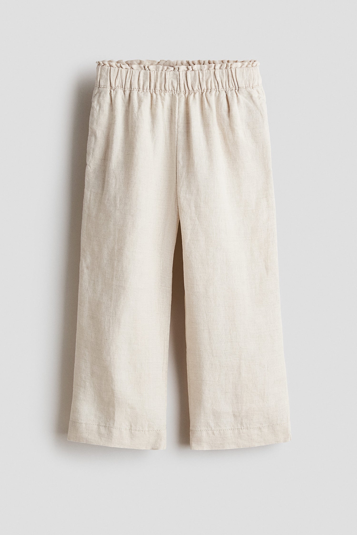 Linen trousers - Light Beige 9 / 2-3 Years