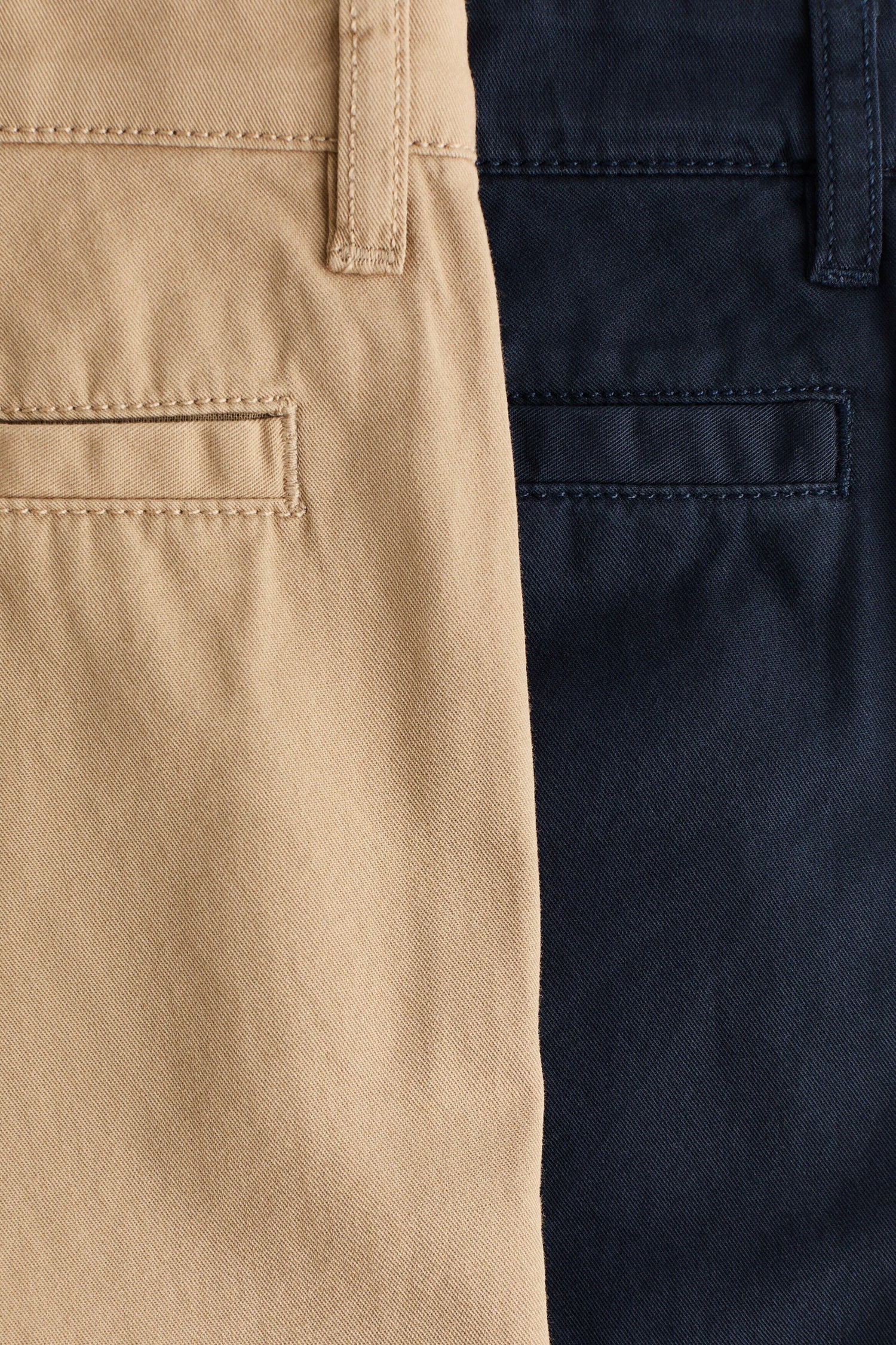 2-pack cotton twill chinos