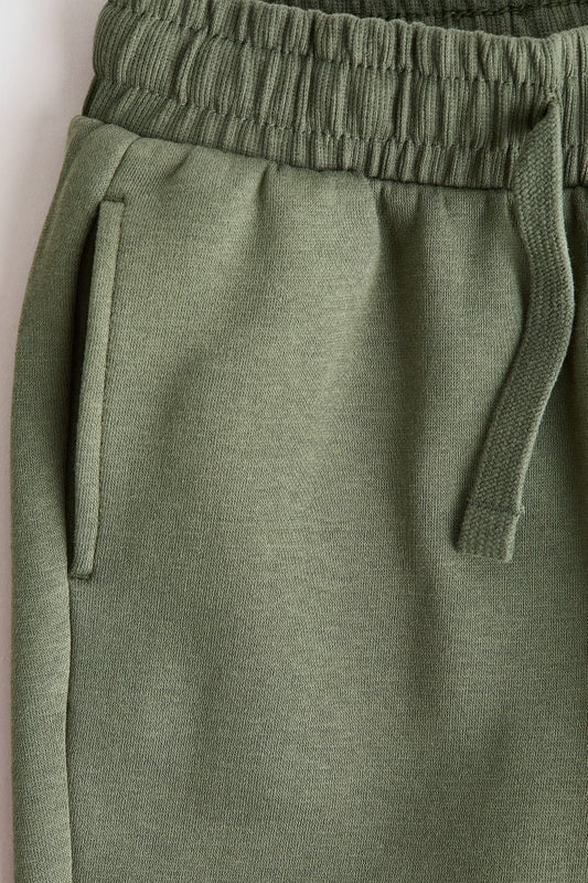 Reinforced-knee joggers