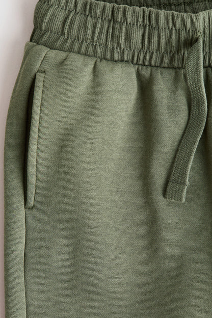 Reinforced-knee joggers